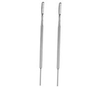 COLLBATH 2PCS Stainless Steel Eyelash Lift Perm Tools Dual-Head Lash Separator with Comb Side for Precise Styling and Detangling Lash Curler Applicator for Home and Salon Use