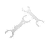 COLLBATH 2pcs Stainless Steel Tap Wrench Multi-Function Faucet Spanner for Beer Tower Kegerator Draft Installation and Removal Tool for Bars and Home Brewing