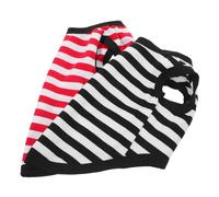 COLLBATH 2pcs Striped Dog Clothes Cotton Vest Small Puppy Tank Top Breathable Elastic Sleeveless Shirt Comfortable for Festivals and Home Use Xs