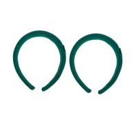 COLLBATH 2pcs Sweet Wide Headbands for Women Lightweight Sponge Hairbands for Face Washing and Daily Wear Soft Comfortable Hair Accessories Non-slip Green Hair Decor