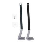 COLLBATH 2pcs Toilet Brush Household Long Handle Cleaning Bathroom Brush for Home Use Accessories Extended Reach