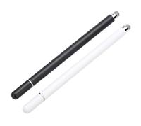 COLLBATH 2pcs Universal Capacitive Touch Screen Pen for Smartphone and Tablet Magnetic Attachment High Sensitivity Stylus Pen White and Black