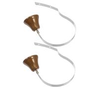 COLLBATH 2pcs Vintage Cast Metal Dog Doorbell for Puppy Potty Training with Clear Ringing Tone Wall-mounted Bell for Indoor Outdoor Use Easy Installation Retro Decorative Pet Communication