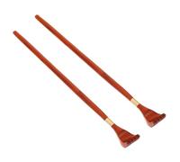 COLLBATH 2Pcs Wood Back Scratchers with Long Handle for Itching Relief and Body Massage Chicken Wing Wood Back Scratching Stick for Adults and Elderly Practical Gift for Family and Friends