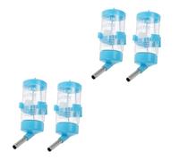 COLLBATH 2sets Automatic Drinking Fountain for Hamster Small Bowl Leakproof Water Bottle 80ml Water Feeder 2pcs*2