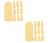 COLLBATH 2sets Cut Finger Sleeves Thumb Guards for Work Craft Building Gardening UK 10pcs*2