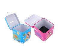 COLLBATH 2sets Stimulate Parrot's Mind Coin Box Playing Toys Pet Supplies 2pcs*2 Style