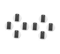COLLBATH 2sets Stove Knob Set Gas Stove Accessory Replacement Knobs Convex Handles Easy to Turn On/off 4pcs*2