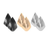 COLLBATH 3 Pairs Metal Heel Protectors Durable Shoe Tip Covers for Pointed Heels Safeguard Against Damage Enhance Shoe Aesthetics for Daily Use Special Occasions