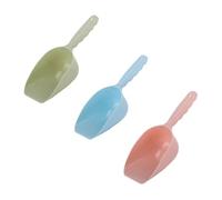 COLLBATH 3-piece Set Food Scoop Set Dog Cat Puppy Feeder Pp Material Easy Sturdy Durable Random Color