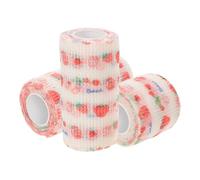 COLLBATH 3 Rolls Self Wrap Vet Wrap for Dogs Dog Wound Protection for Puppy Essentials Pet Supplies