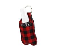 COLLBATH 3 Sets Portable Printed Protective Cover for Storage Case with Key Ring Stylish Hand Storage for Backpack Handbag and Keychain