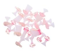 COLLBATH 3 Sets Silicone Toe Spacers Soft Flexible Toe Separators for Manicure and Pedicure Reusable Nail Art Tools with Fit for Fingers and Feet Comfortable Gel Padding for Nail Polish