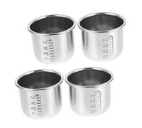 COLLBATH 304 Stainless Steel Medicine Cup 40ml Measuring Jug Round Corner Design for Safe Handling Ideal for Home Hospital