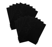 COLLBATH 30pcs Disposable Birdcage Lining Liner Birdcage Covers Small Cage Hamster Cage Cage The Birdcage Feeder Cage Bath for Cage Net Black Felt