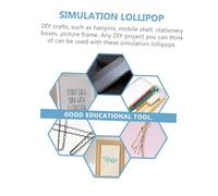 COLLBATH 30pcs DIY Lollipop Adornment Soft Polymer Charms for Phone Shell Decor Handicraft Accessory Miniature Pottery Craft Supplies for Creative Mobile Case Decoration