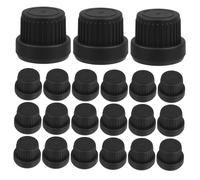 COLLBATH 30pcs Essential Oil Bottle Lids Thread Sealing Caps for Glass Bottles Replacement Caps with Smooth Surface