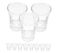 COLLBATH 36pcs Clear Glass Communion Cups for Standard Church Trays Elegant Shot Glasses for Religious Ceremonies Family Gatherings and Party Use