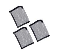 COLLBATH 3pcs 15x20cm Nylon Mesh Filter Media Bag Set Drawstring Zipper for Fish Tank Pond Marina Filter Bio Balls Activated Carbon