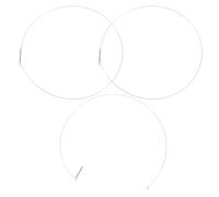 COLLBATH 3Pcs 34Cm Washing Machine Door Seal Replacement Gasket Clamp Spring Wire Retaining Ring for Front Load Washer Leak Repair