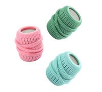 COLLBATH 3pcs Anti-Tangle Laundry Washing Balls Set TPE Sponge Material Reusable Fabric Softener Alternative for Washing Machine and Dryer Dirt and Hair Remover Random Color