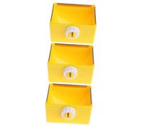 COLLBATH 3pcs Bunny Food Bowl Pet Feeder Bowl Hanging Design Space-saving Safe Material