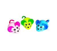 COLLBATH 3Pcs Clockwork Mouse Cat Interactive Semi Automatic Chase for Cats Pet Supplies Engaging Playtime for Healthy Activity Random Color