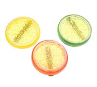 COLLBATH 3pcs Cute Lemon Hair Clips Set, Creative Fruit Barrettes Hair Accessories for, Colorful Yellow Red Green Hairpins for Daily and Party Use