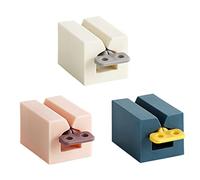 COLLBATH 3pcs Family Toothpaste Squeeze Tool Rolling Tube Squeezer Compact Plastic Extruder Dark