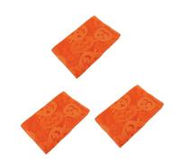 COLLBATH 3pcs Halloween Lace Table Runner with Adorable Pumpkin Patterns Polyester Rectangular Table Cover Creative Pumpkin Design Enhances Festive Atmosphere and Formal Dinners
