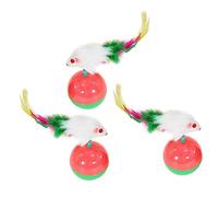 COLLBATH 3pcs Indoor Cat Toys Interactive Cat Tumbler Toy Interactive Chasing Ball