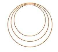 COLLBATH 3pcs Iron Baroque Crown Base Diy Bride Headwear Round Bottom Hair Crown Rack Headpiece Display Stand for Wedding Carnival