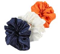 COLLBATH 3pcs Large Scrunchies Hair Styling Accessories for Women Lightweight Cloth Ponytail Holder Hair Bands Do Not Cause Damage Smooth Satin Finish