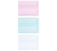 COLLBATH 3pcs Plastic Nail Drill Bits Storage Box Manicure Polisher Head Organizer for Nail Technician Case Compartments