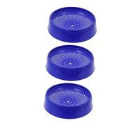 COLLBATH 3pcs Plastic Pigeon Nesting Bowl Set for Bird Egg Breeding Sturdy Nesting Accessory for Pigeon Care for Incubating Eggs and Needs