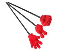 COLLBATH 3pcs Pointer Sticks for Classroom Parties Engaging Teaching Tools Lightweight Portable Hand Pointers for Celebrations Fun Game Props Red Scissors Fist Palm