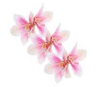 COLLBATH 3pcs Realistic Cymbidium Hair Clips for Beach Vacations Bridal Accessories Spring Outings Durable Cloth Construction Lightweight Stylish Hair Barrettes