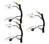 COLLBATH 3PCS Rimless Nose Bridge Pads Replacement Single Hole Hanging Style Eyewear Bridge Connector for Frameless Glasses Midnasal Support Easy Installation Accessories