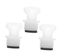 COLLBATH 3pcs Rubber Hot Water Bottle Stoppers Caps Fit Replacement Plugs for Hot and Cold Water Bags Portable Warm Sack Accessories