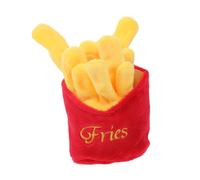 COLLBATH 3pcs Squeaky Dog Toy Plush Material Pet Plaything Dog Bite Proof Bright Colored