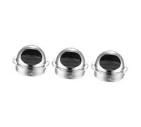 COLLBATH 3pcs Stainless Steel Air Vent for Cooker Hood Practical Exhaust Outlet Cover Replacement Part for Range Hood Vent Hose Fits
