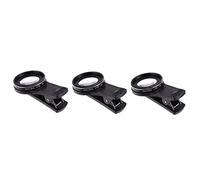 COLLBATH 3pcs Upgrade Your Smartphone Camera 15x/30x Macro Lens Clip for Mobile Phone Easy to Install