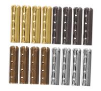 COLLBATH 40pcs Metal Shoelace Tips Replacement Ends with Stylish Cylindrical Design for Shoe Lace Repair Lanyard Stoppers Pant Rope Caps in White Gold Gunmetal and Antique Bronze