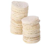 COLLBATH 40pcs Oil-absorbing Loofah Sponge Sheets for Oily Skin Control Natural Makeup Remover Facial Tissues Unisex Blotting Paper for Clean and Cool Face