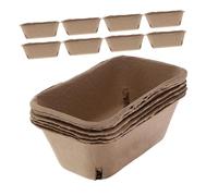 COLLBATH 40pcs Reusable Corrugated Paper Fruit Baskets for Strawberries and Blueberries Biodegradable Berry Trays with Chic Minimalist Design Sustainable Fruit Storage Containers for
