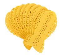 COLLBATH 45pcs Fish Shaped Pet Memorial Paper Yellow Worship Paper for Cat Loss Remembrance Ceremony Beautifully Designed Commemorative Supplies
