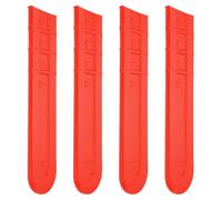 COLLBATH 4pcs 18 Inch Chainsaw Bar Guard Replacement Plastic Scabbard Cover Set Compatible Chainsaw Bar Protector for Outdoor Power Tools
