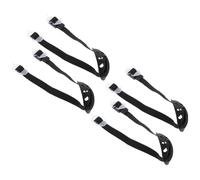 COLLBATH 4pcs Adjustable Hard Hat Chin Straps Protective Support, Black Helmet Chin Belt Replacement for Construction Safety Helmets and Work Hats