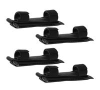 COLLBATH 4pcs Adjustable Utensil Cuff Non-slip Grip Assist Strap for Disabled People Eating Aid Adaptive Cutlery Holder Support Hand Mobility Seniors Tremor Assistance