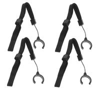 COLLBATH 4pcs Anti Lost Walking Stick Lanyard Cane Wrist Band for Elderly Cane Straps Polyester Cane Lanyards